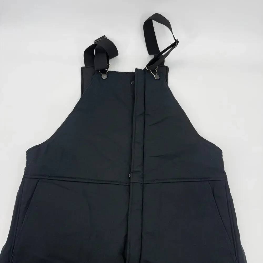 DAKOTA Outerwear Cold Weather Insulated Black Bib Overall Size M Zip Front, Leg